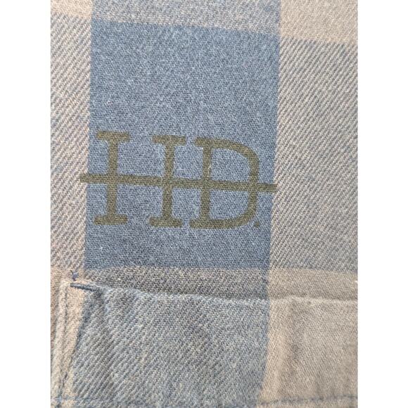 Harley-Davidson Shirt Mens 3XL Plaid Short Sleeve Biker Hog Flannel - Picture 4 of 9